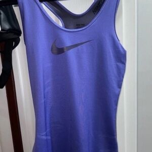Nike Women's pro dark purple  Tank Top
